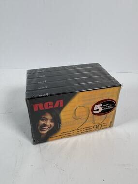 RCA RC90 Blank Audio Cassette Tapes 90 Min Normal Bias Lot of 3 New Sealed